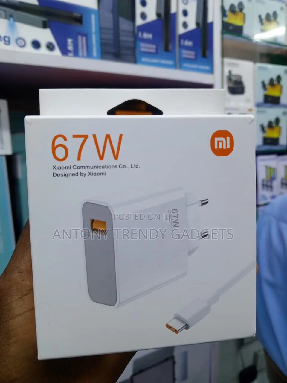 Xiaomi 67W USB Charger for Compatible Type-C Smartphones
