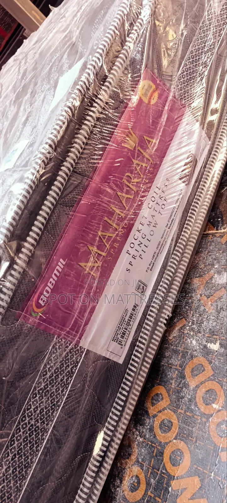 Bobmil Maharaja Pocket Spring Mattress. Available in Sizes 4X6 5X6 6X6