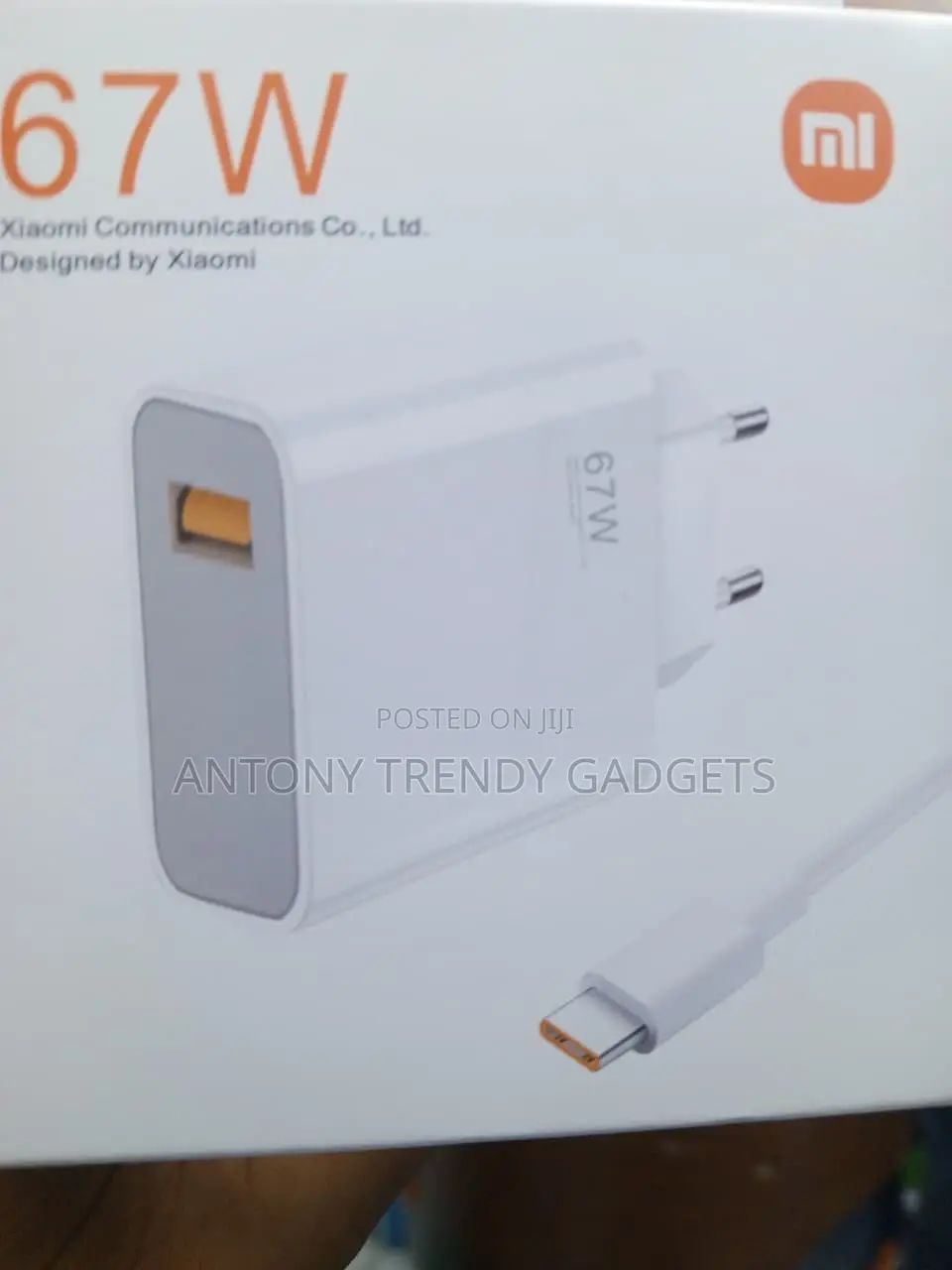 Redmi POCO Xiaomi 67W Fast Charger and Cable Set