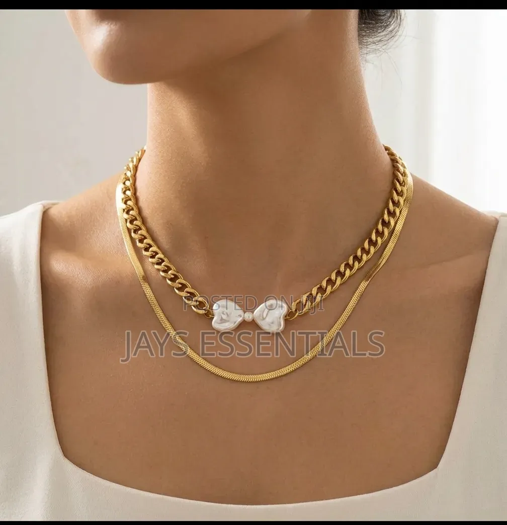 Stainless Steel, Layered Necklaces