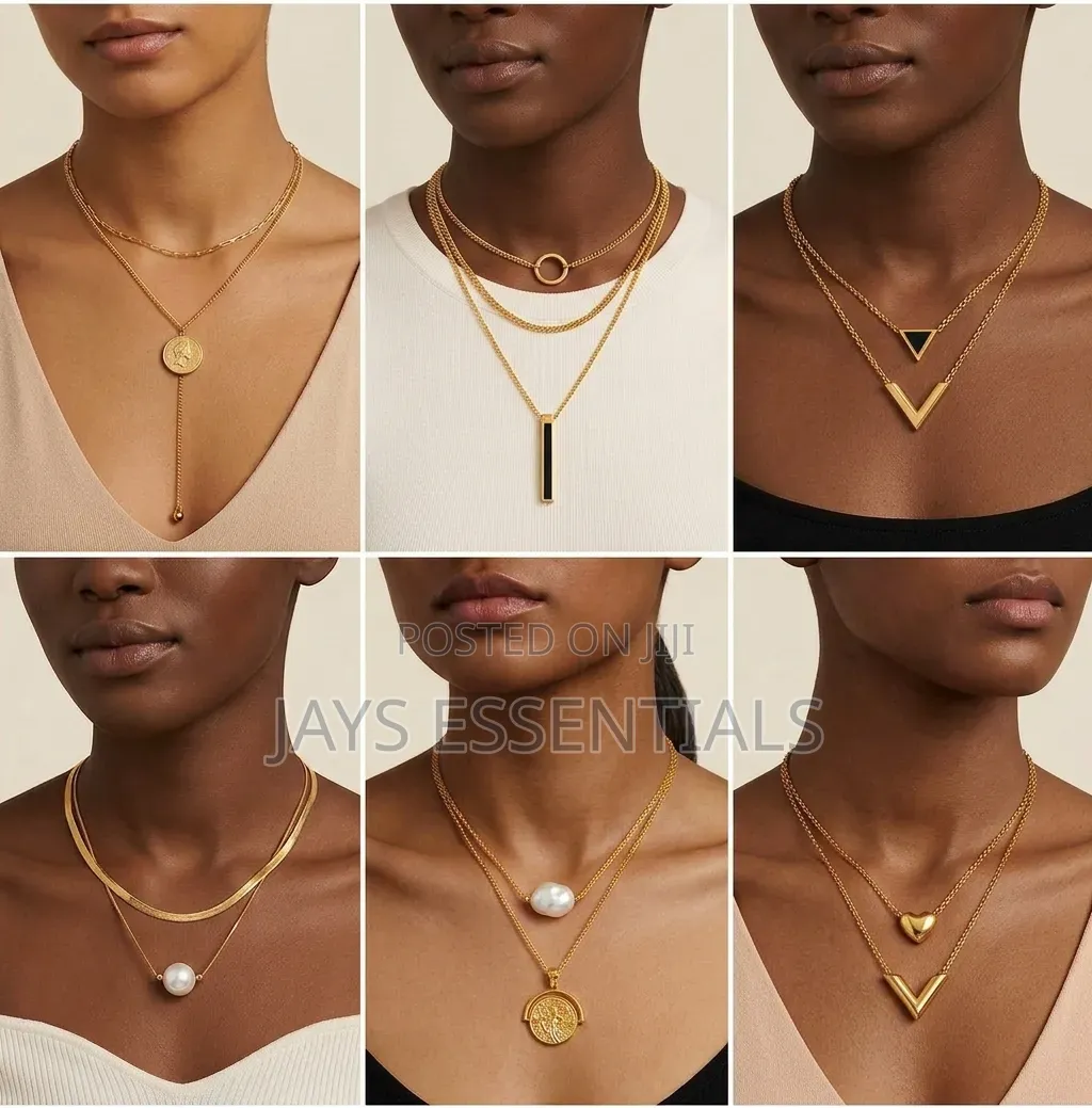 Stainless Steel, Layered Necklaces