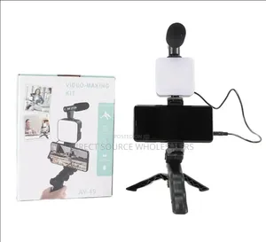 TikTok Recording Kit With Phone Holder, Light and Microphone