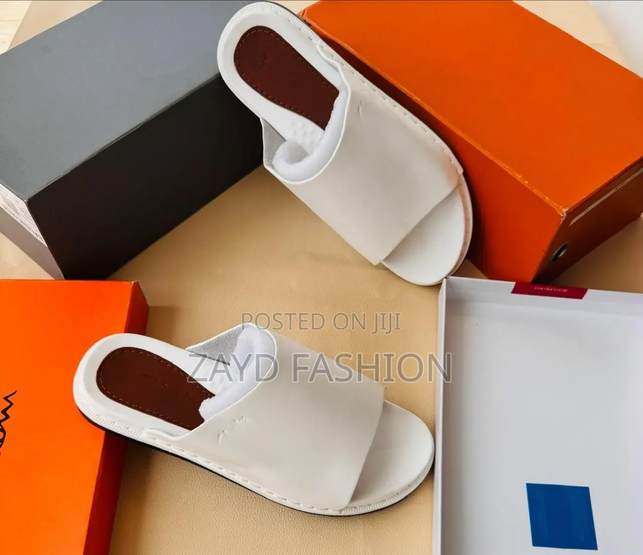 White Clarks Sandals
