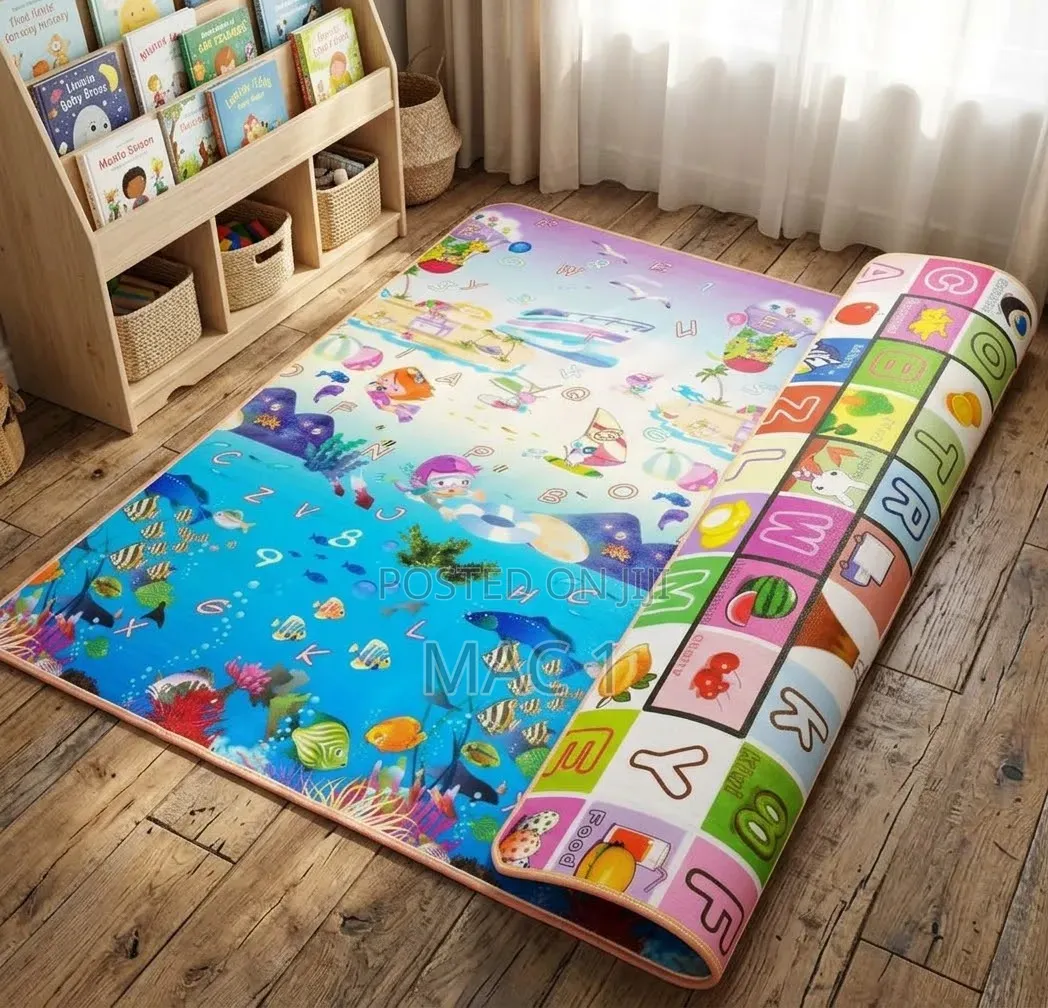 Double-Sided Foam Crawling Mat for Babies & Toddlers