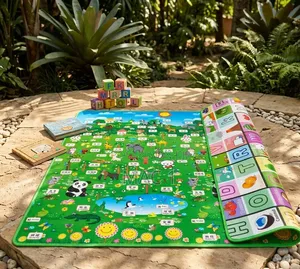 Reversible Educational Baby Play Mat – ABC & Animals