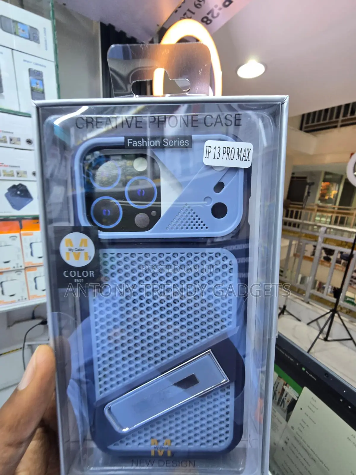 Heavy Duty Silicone iPhone Case With Kickstand and Heat Control