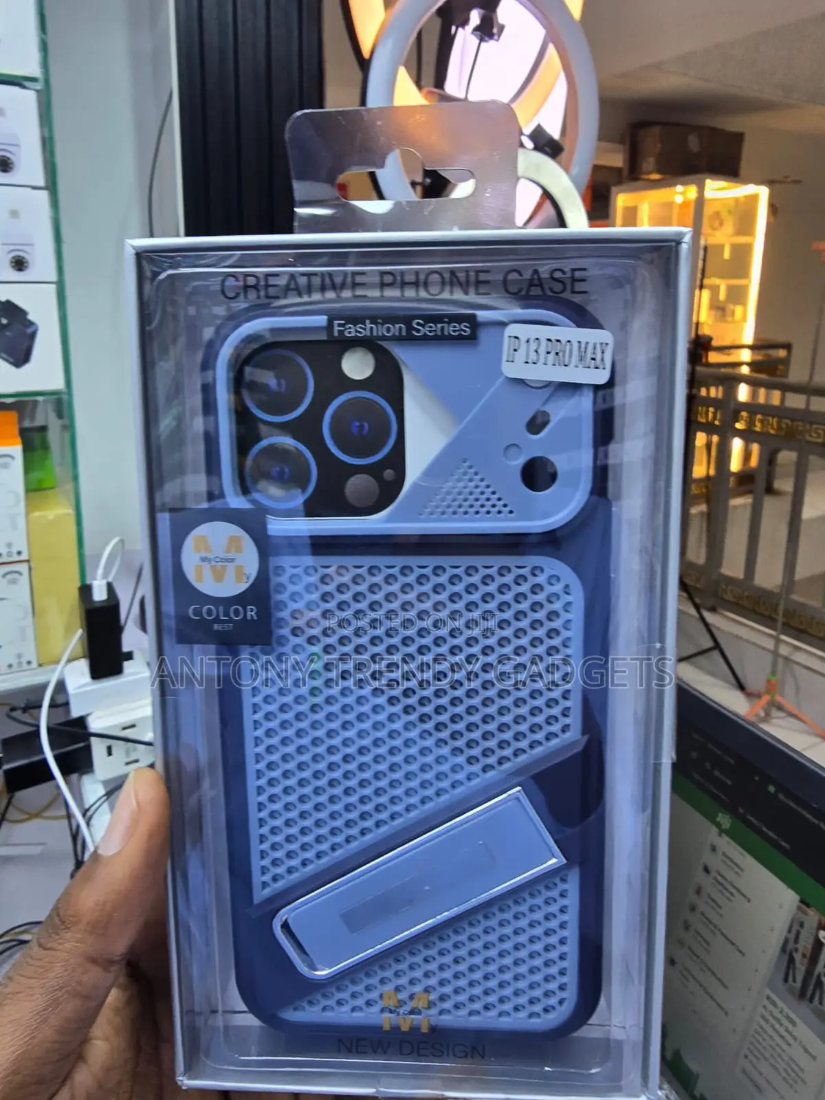 Heavy Duty Silicone iPhone Case With Kickstand and Heat Control