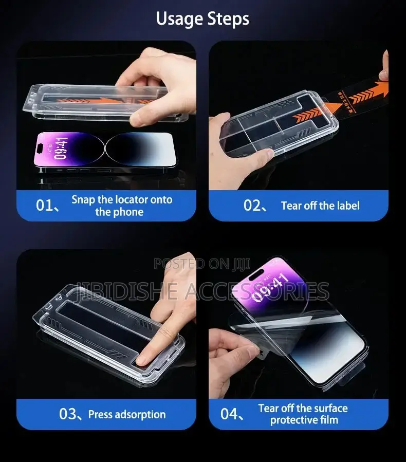 Glass Screen Protector for Samsung S24 Ultra Easy Install
