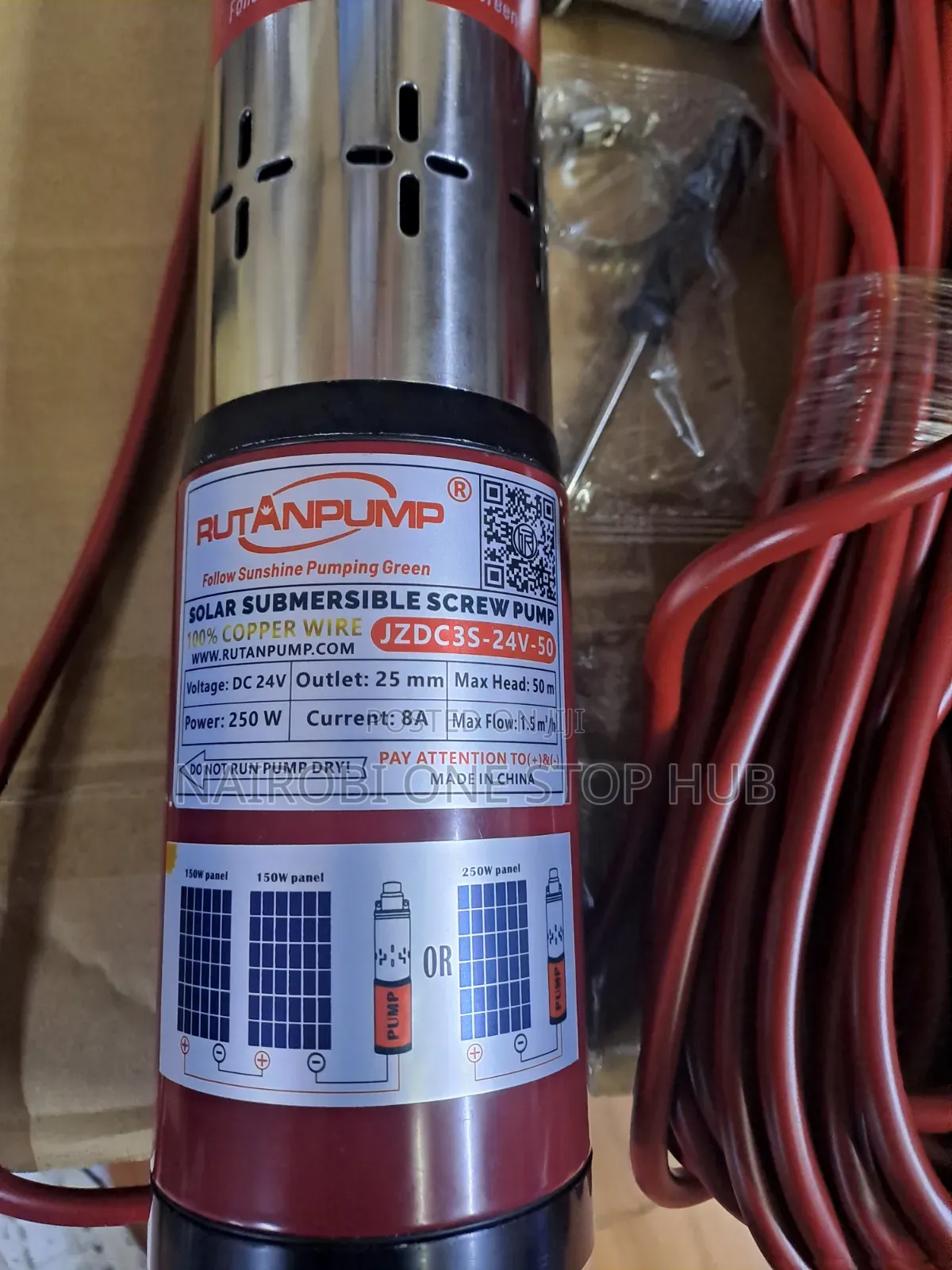 Rutan Pump24V Solar Submersible Pump