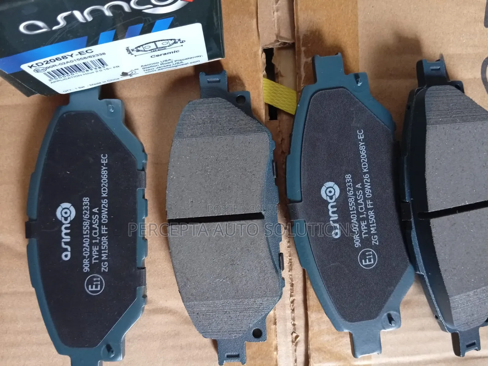 Toyota Hilux Vigo 2015+ Front Brake Pads KD2068