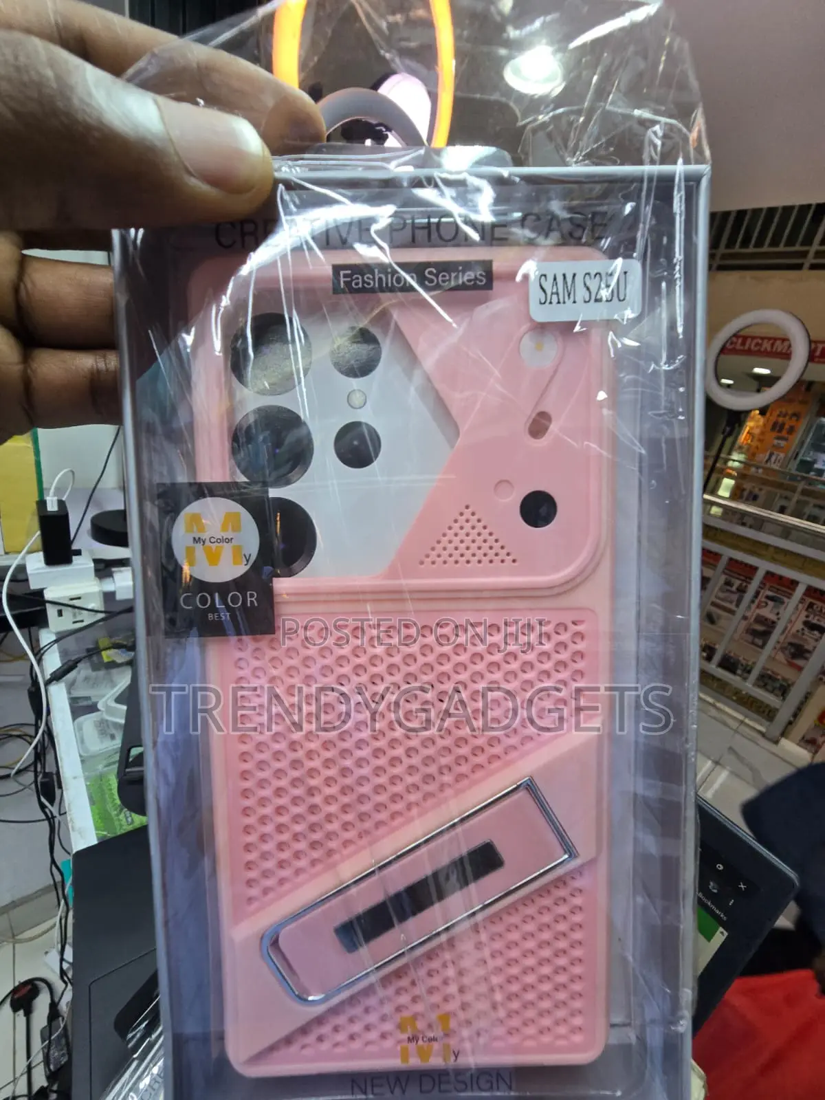 Rugged Samsung Galaxy Case With Cooling Design and Kickstand