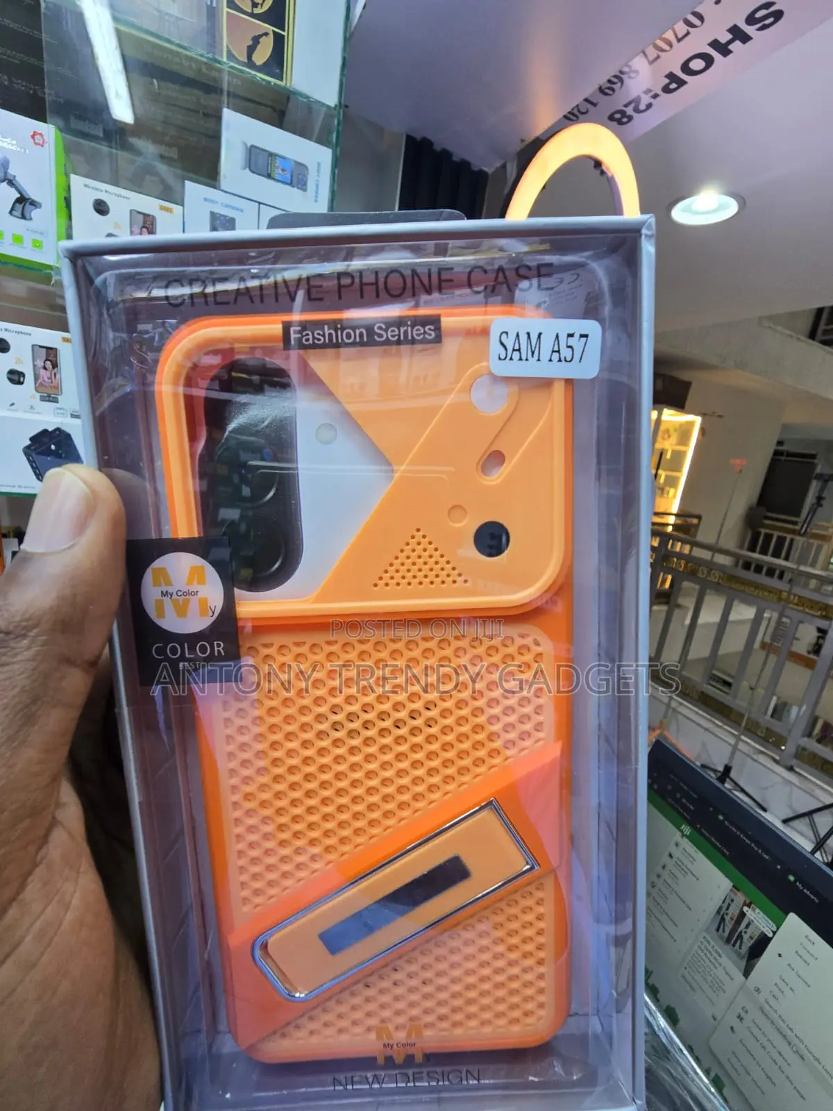Samsung Galaxy Rugged Heat Dissipation Cover With Phone Stand