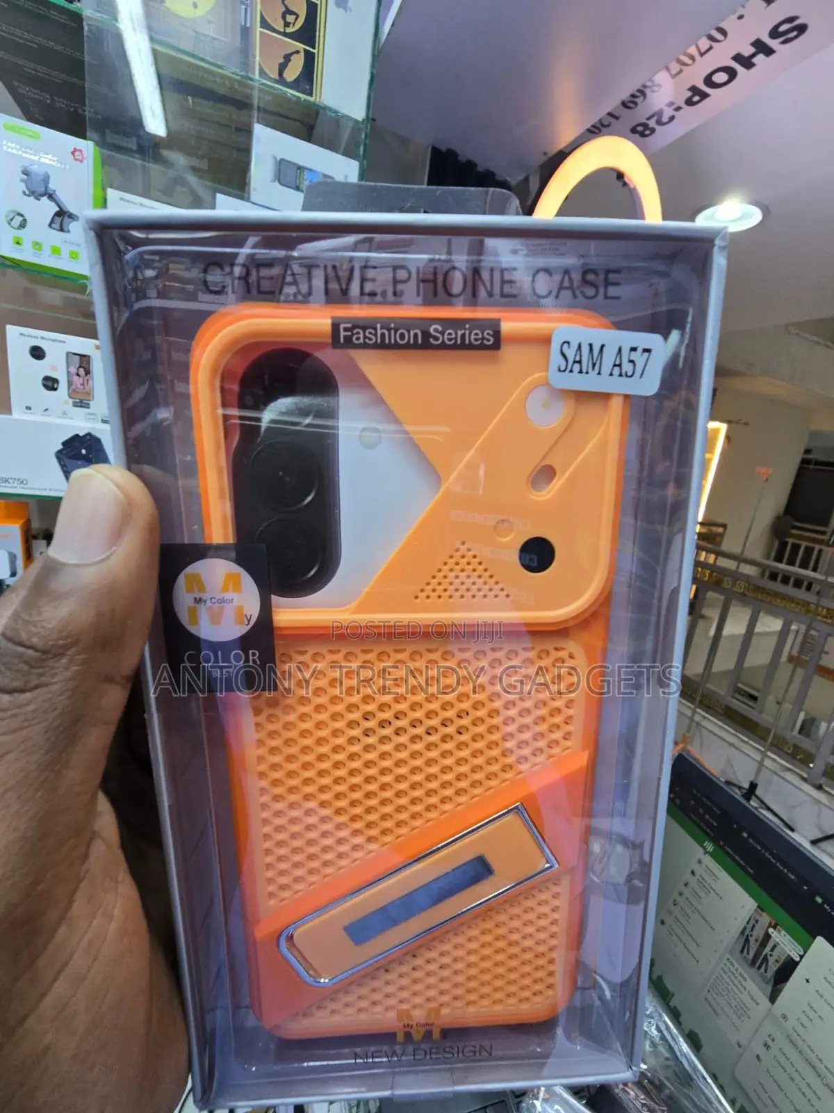 Samsung Galaxy Rugged Heat Dissipation Cover With Phone Stand