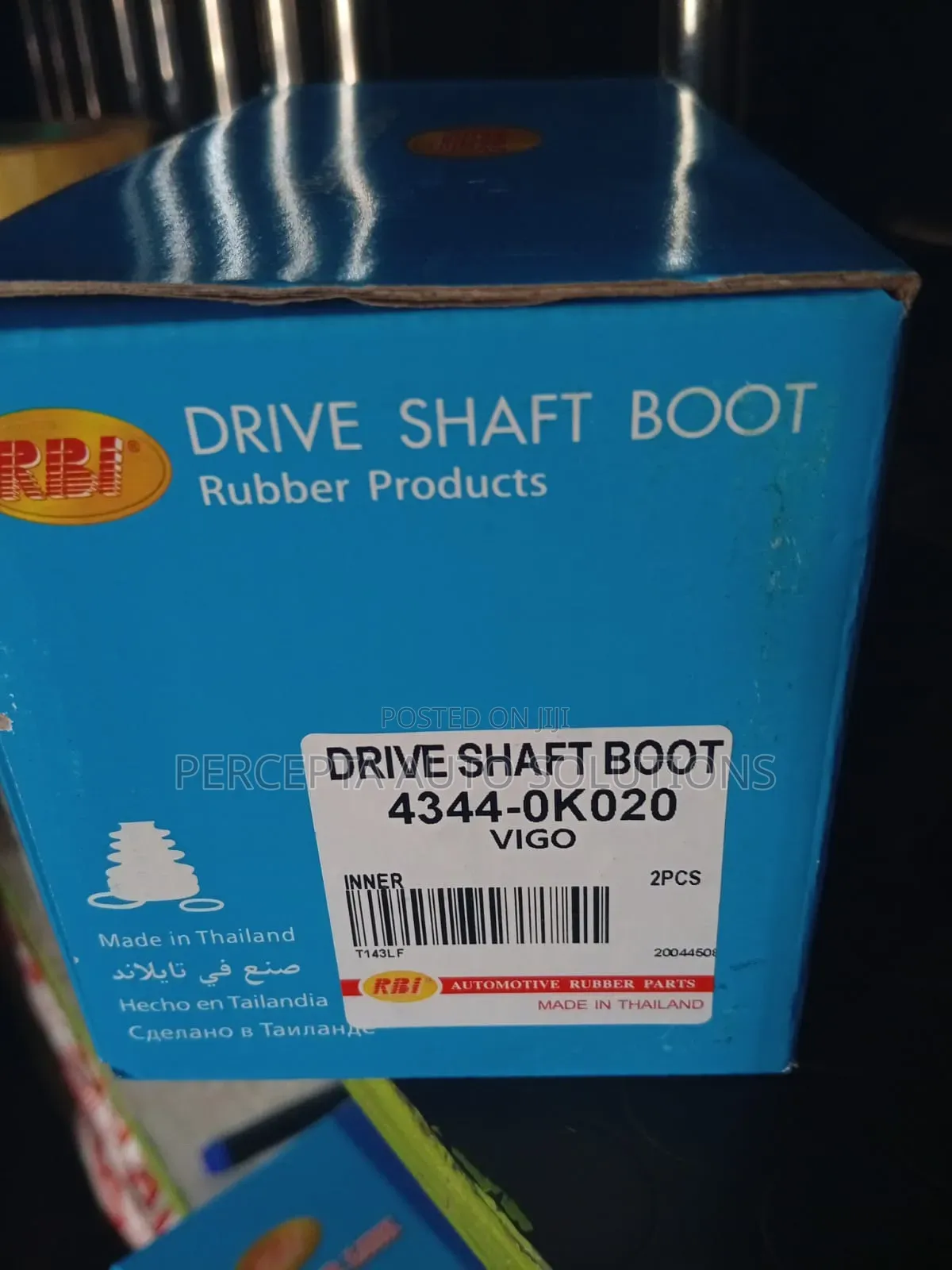Toyota Hilux Vigo, Fortuner Inner/Outer Drive Shaft Boot 43448-0k020