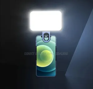 Video Light for Phone, Laptop & Selfie Clip-on Rechargeable Light