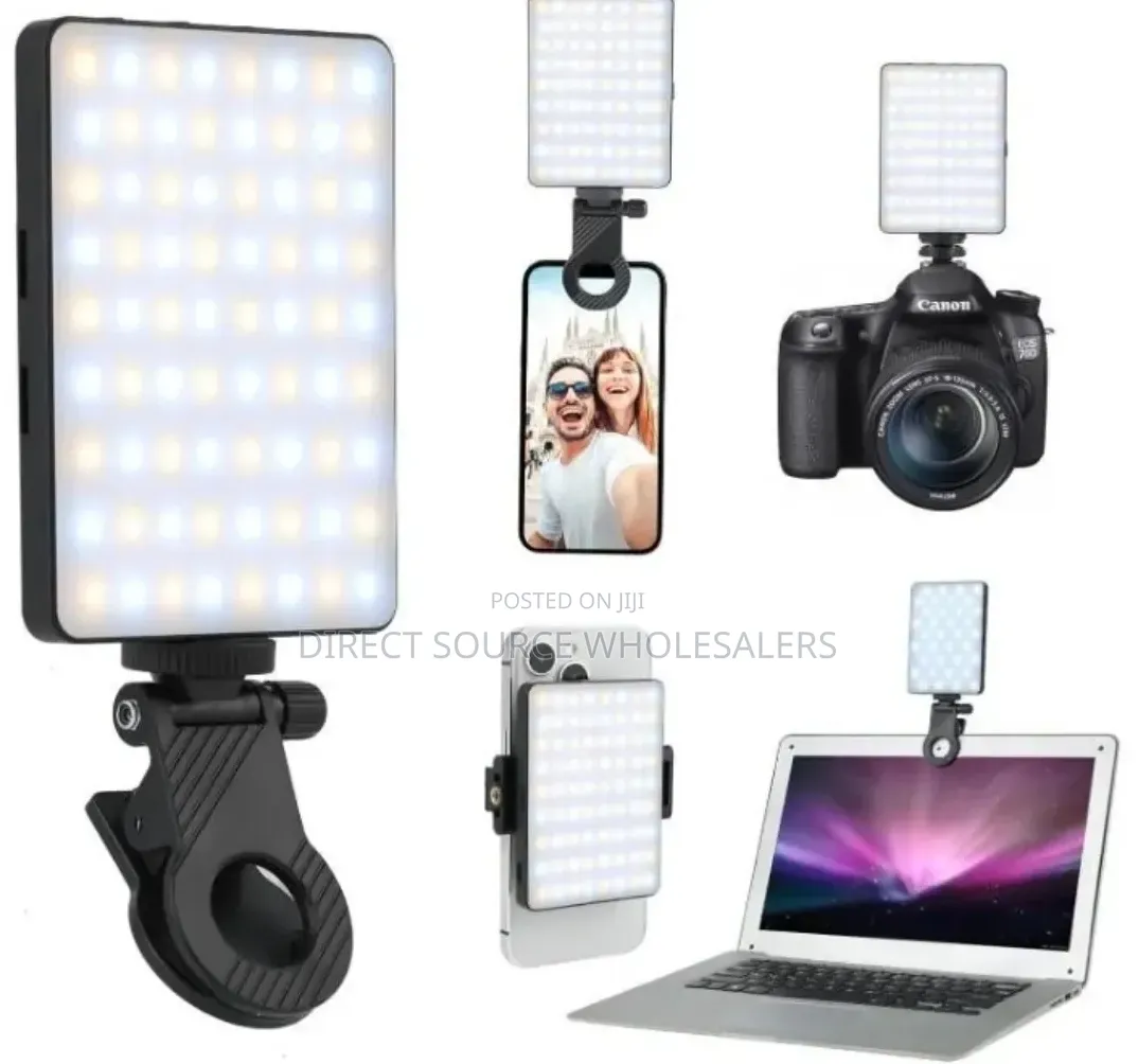 Rechargeable LED Video Light for TikTok, YouTube & Selfies