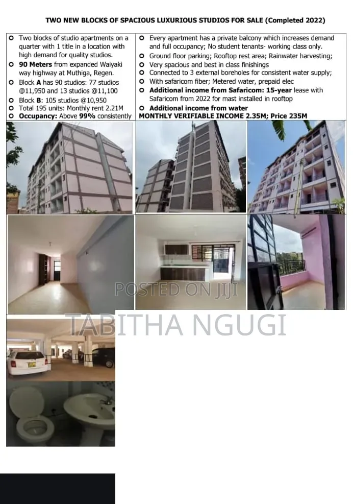 1bdrm Block of Flats in Regen for sale
