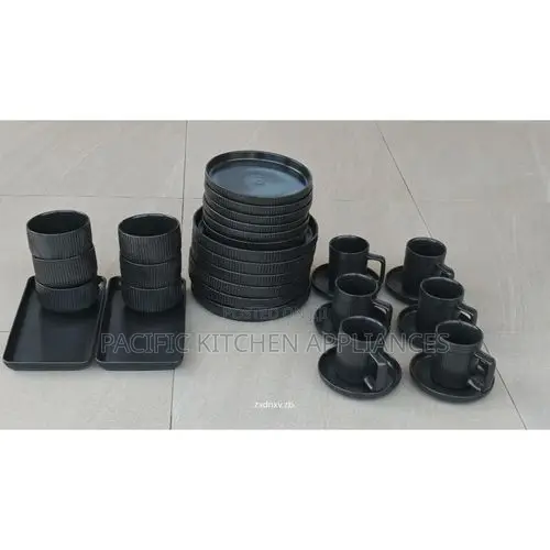 32 PCS Matte Stoneware Smooth Finish Dinner Set