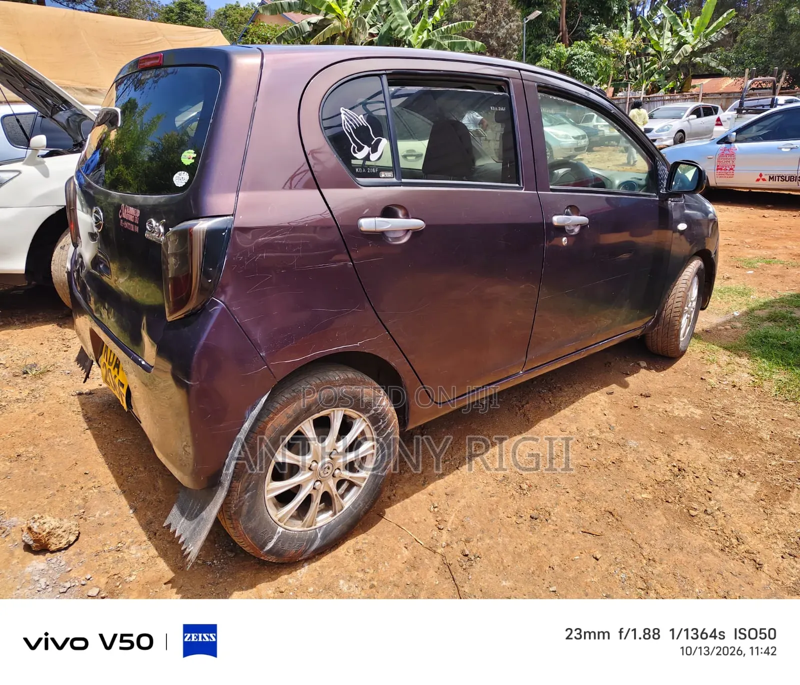 Daihatsu Mira 2014 Burgundy