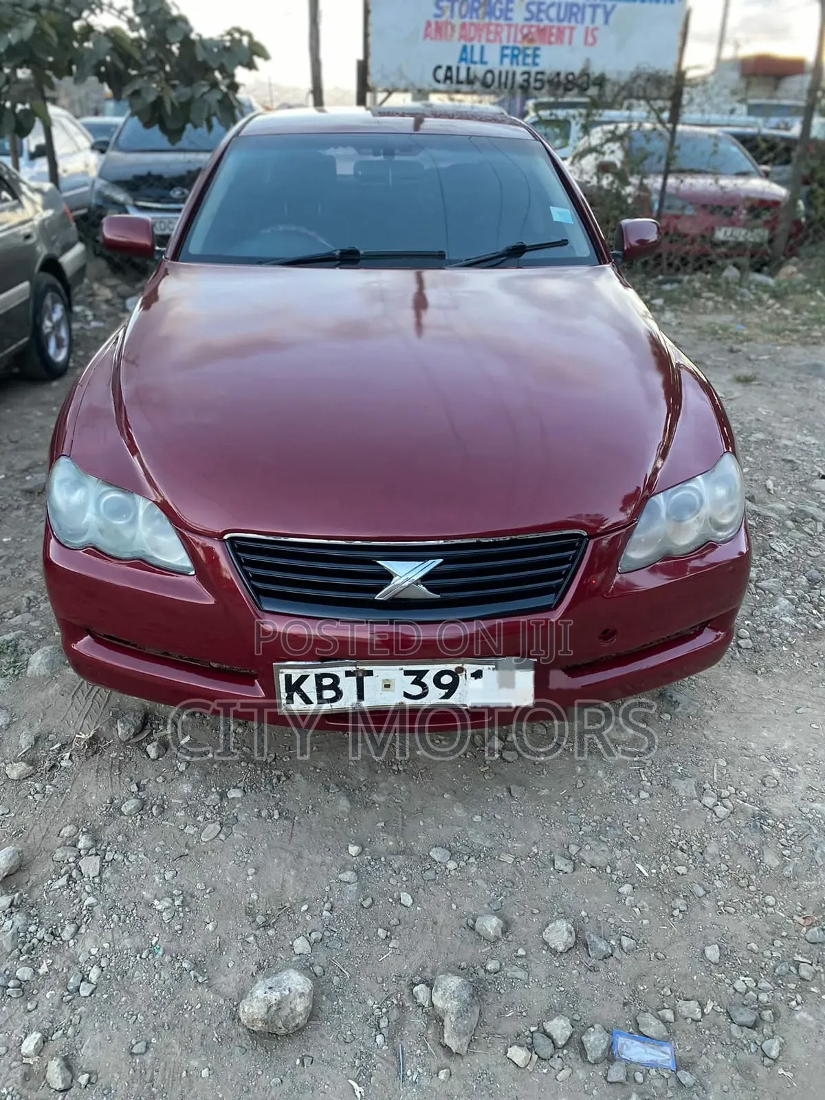 Toyota Mark X 2.5 RWD 2005 Red