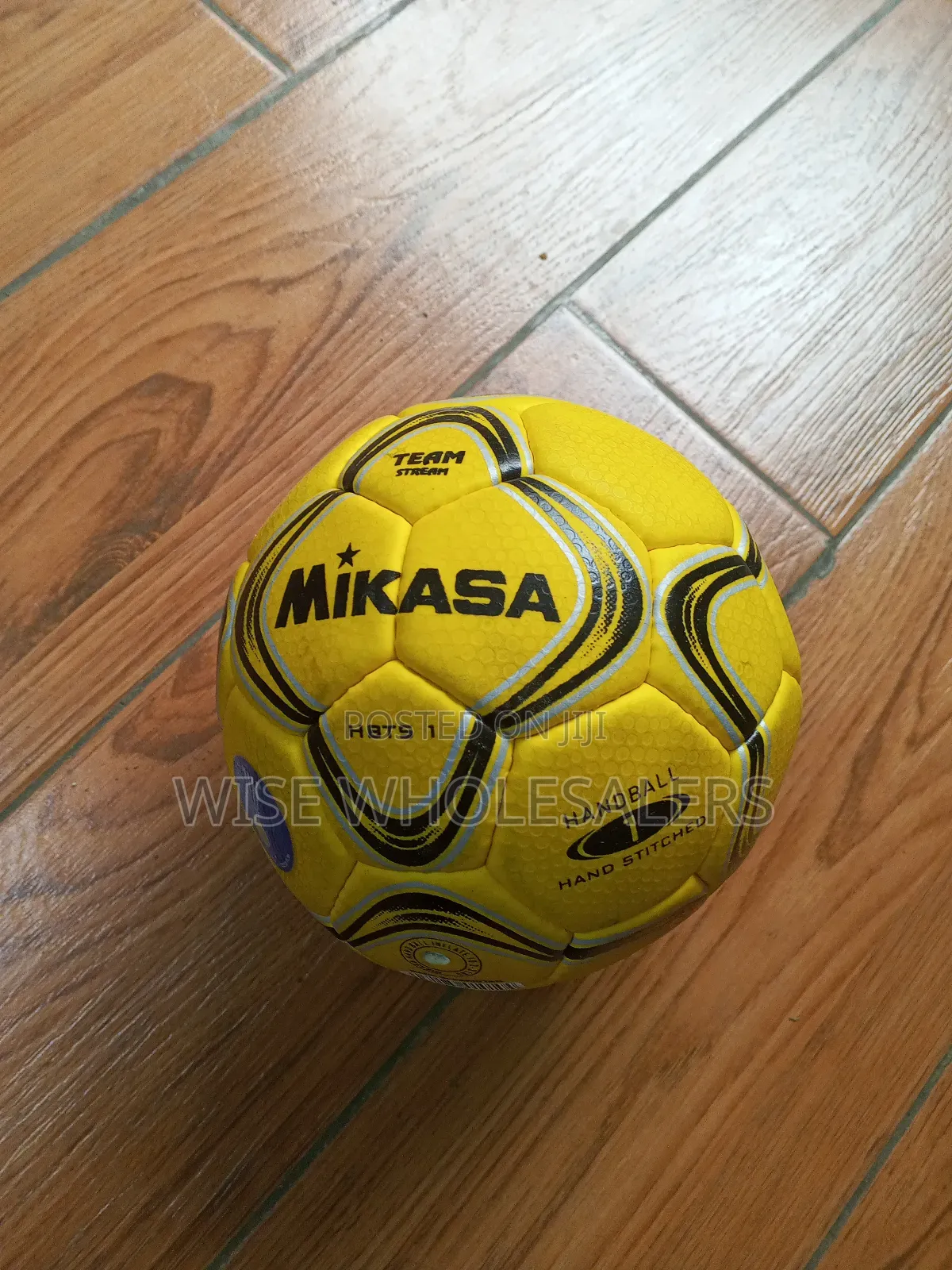 Handball Size 1 – Hand Stitched Training Ball Yellow/Blue