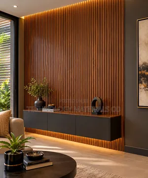 Brown PS Wall Panel – Decorative 3D Wall Cladding