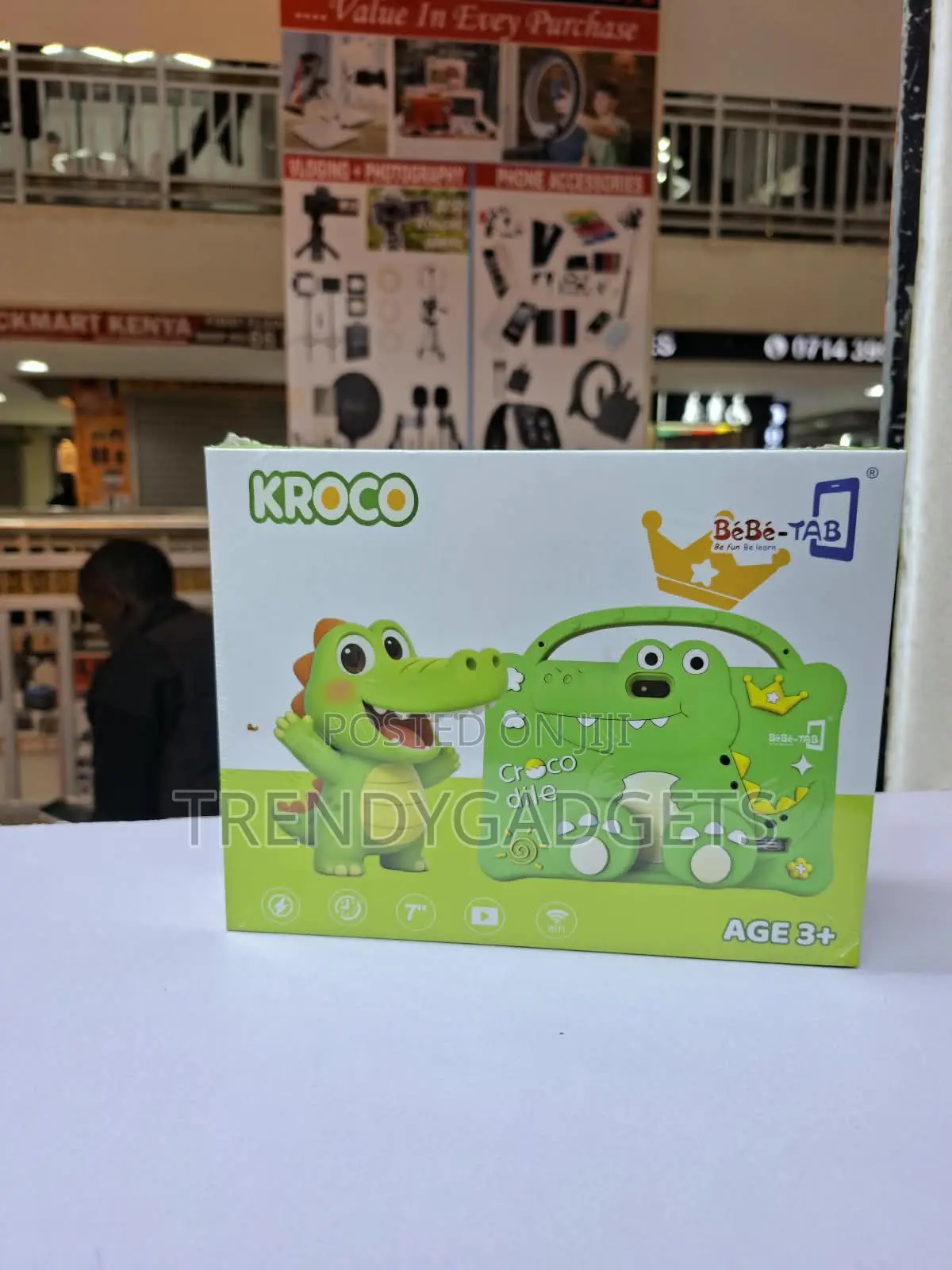 BEBE Tab Kroco Kids Educational Learning Tablet With WiFi and Games