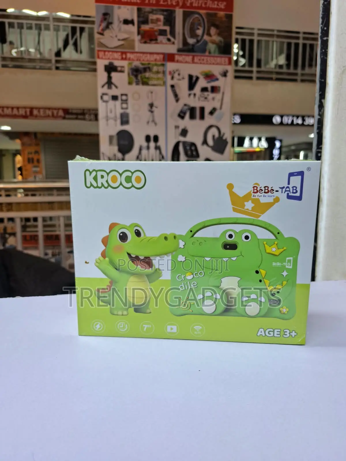 BEBE Tab Kroco Kids Educational Learning Tablet With WiFi and Games