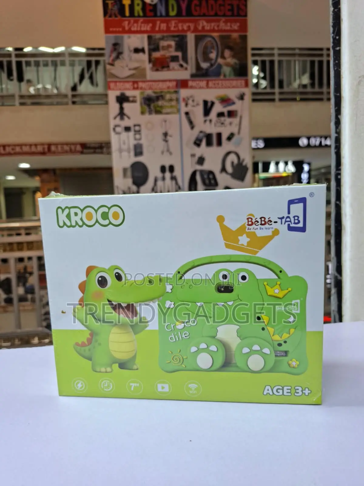 BEBE Tab Kroco Children's Educational Tablet With WiFi and Games