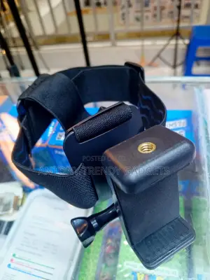 Adjustable Head Strap Mount With Phone Holder and Camera Adapter