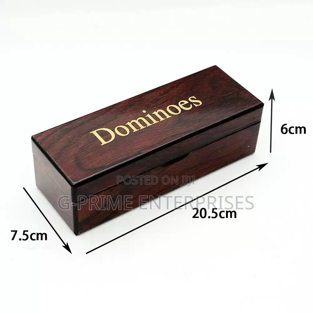 Wooden Case Dominoes