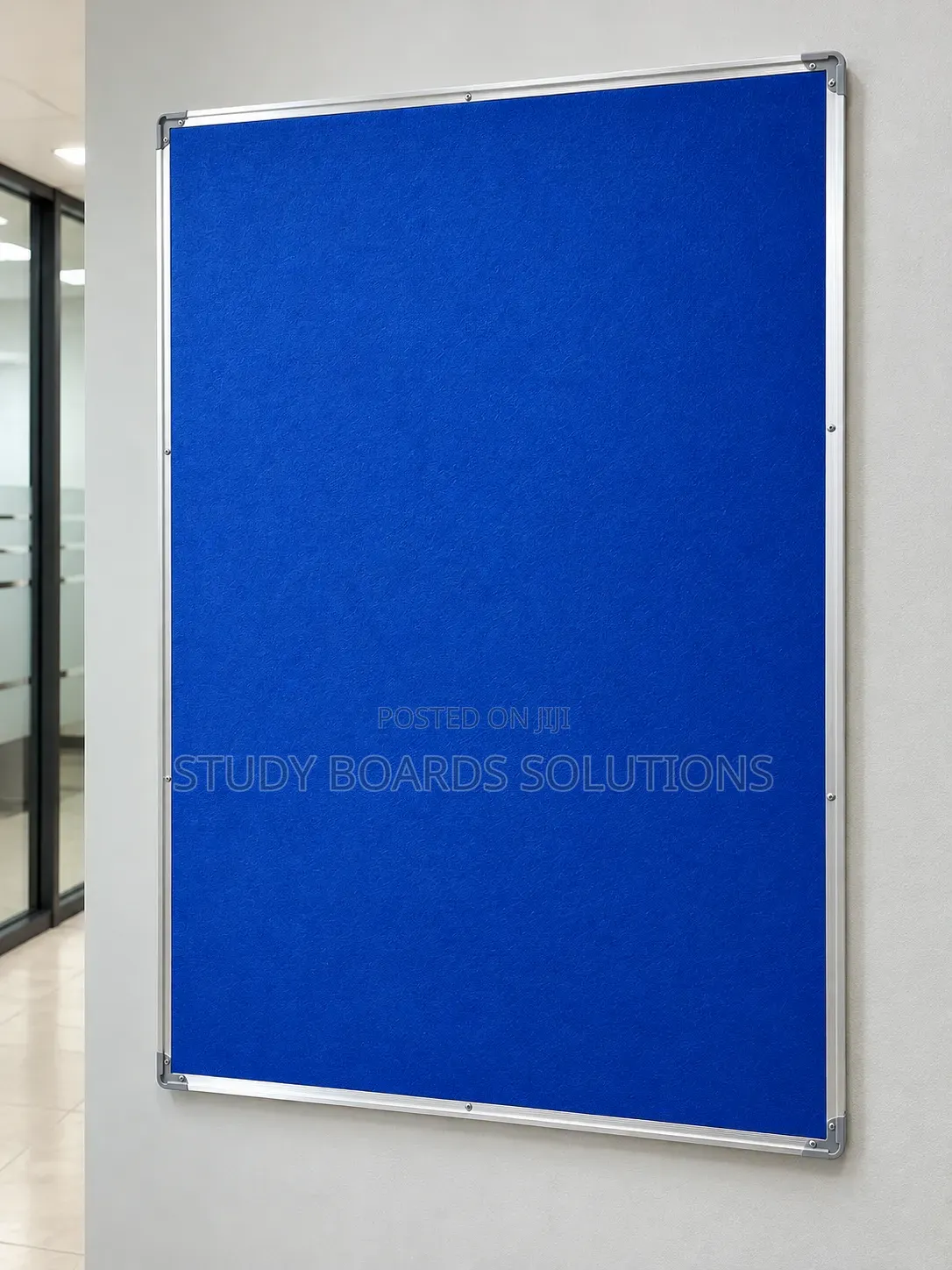 Space-Saving 4x3ft Pin Board – Suitable for Offices & Reception Areas