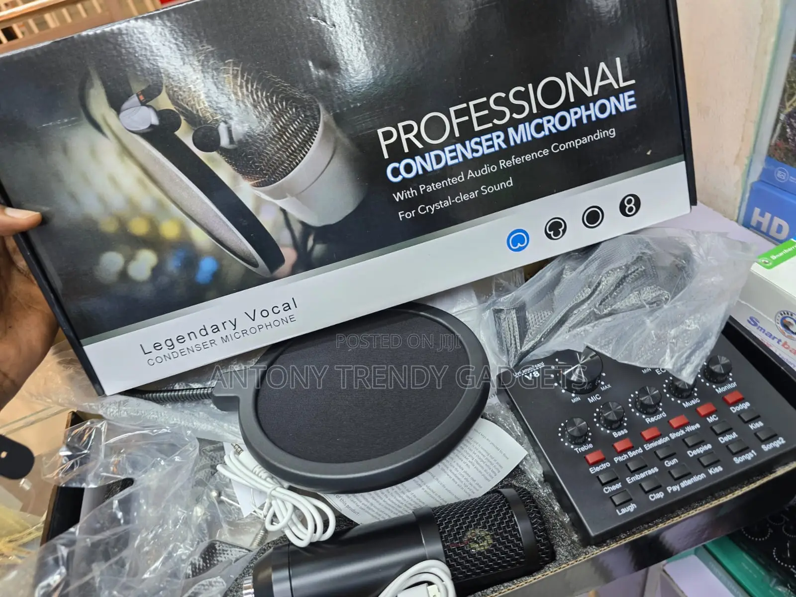 BM800 Studio Recording Mic Kit for Podcasting and Live Streaming