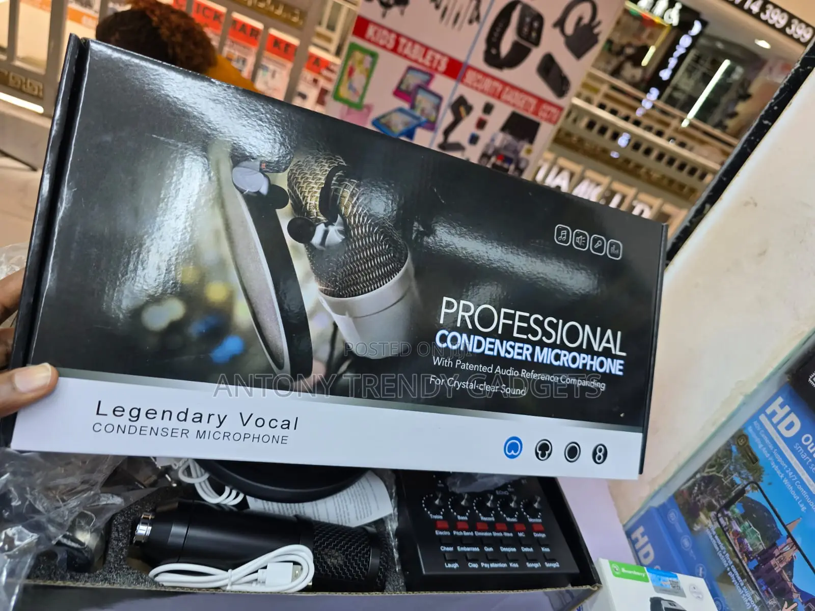 BM800 Condenser Mic for Singing, YouTube and TikTok Live