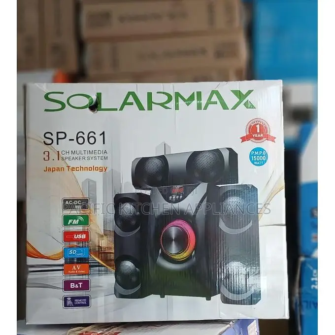 Solarmax SP-661 3.1CH Multimedia Subwoofer System