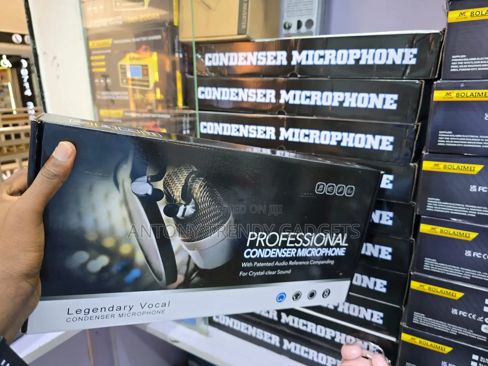 BM800 Professional Recording Microphone Kit With V8 Sound Card