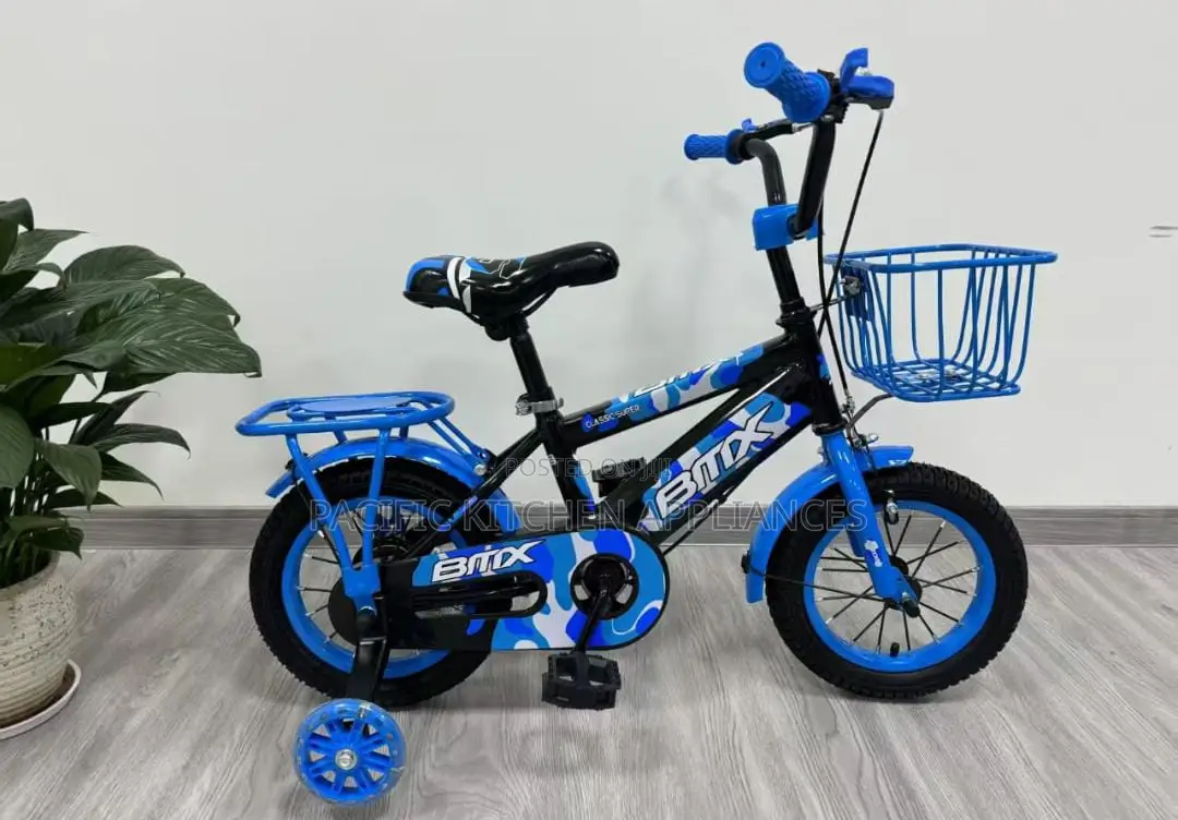 BMX Kids Bicycle – Size 12 With Training Wheels
