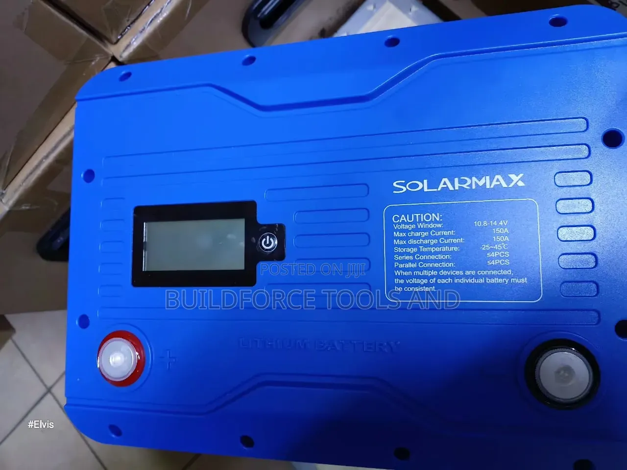 Solarmax 12.8v 200ah Rechargeable LiFeP04 Lithium Ion Battery