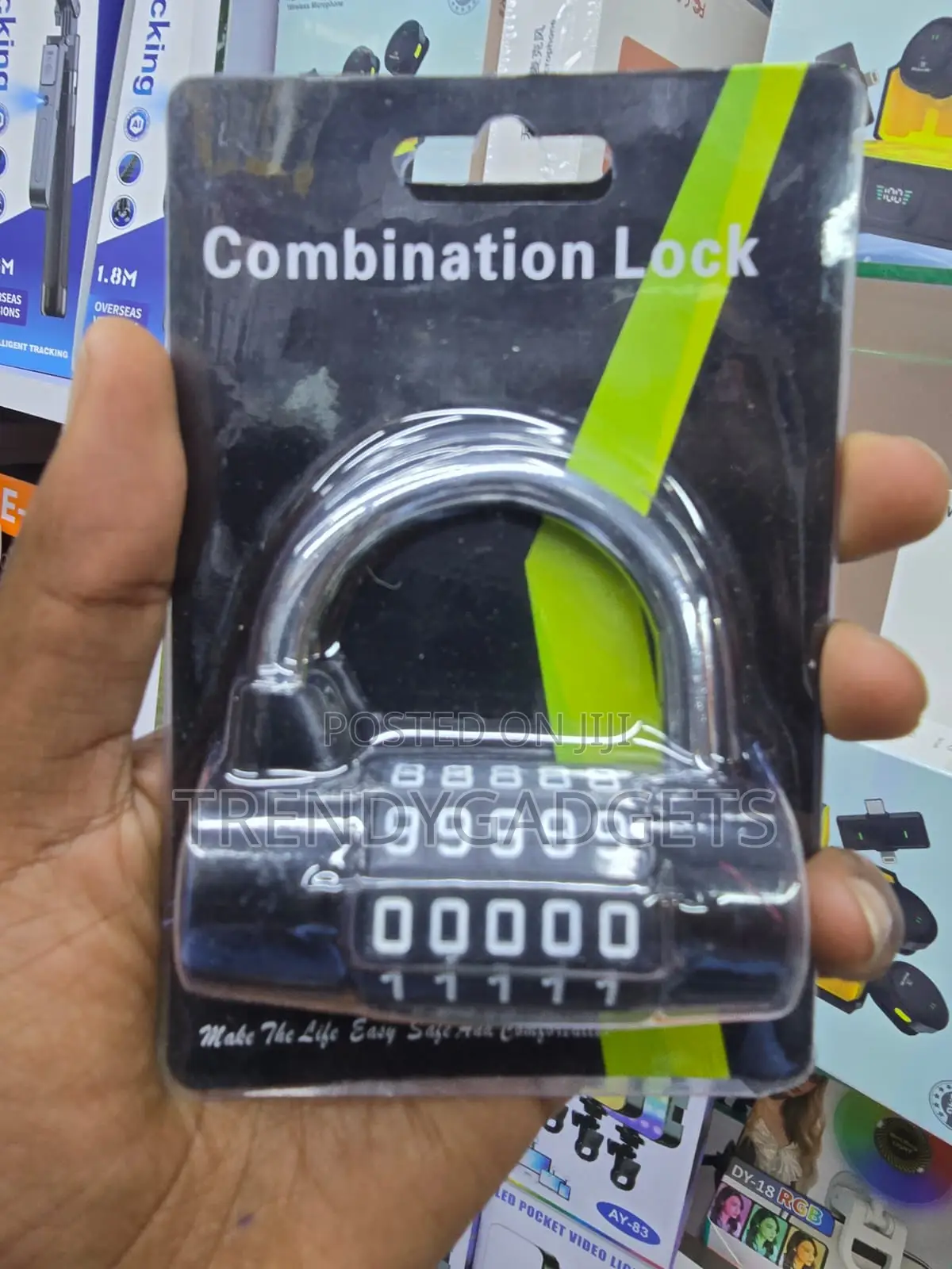 Universal Password Padlock for Bags, Gates, Gym and Travel