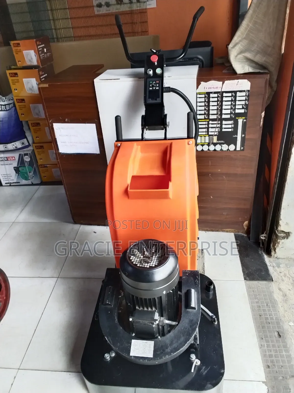 Industrial Concrete and Terrazzo Floor Grinder