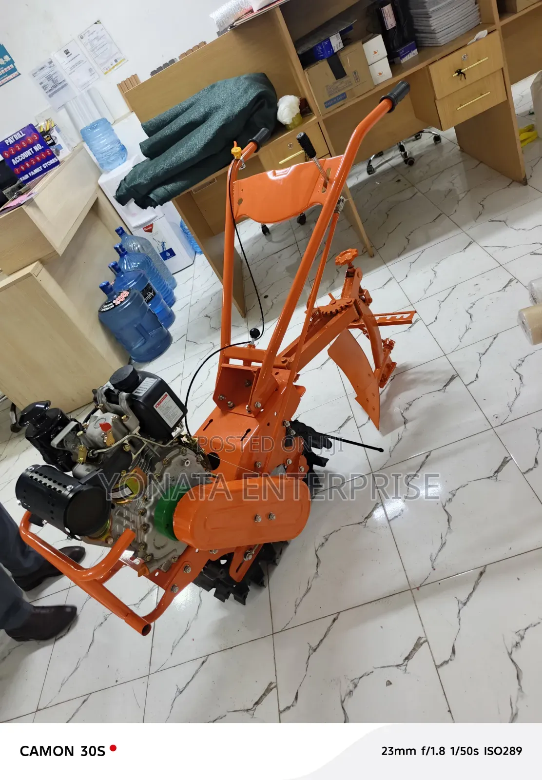 Diesel Powerful Chain Tiller Machine