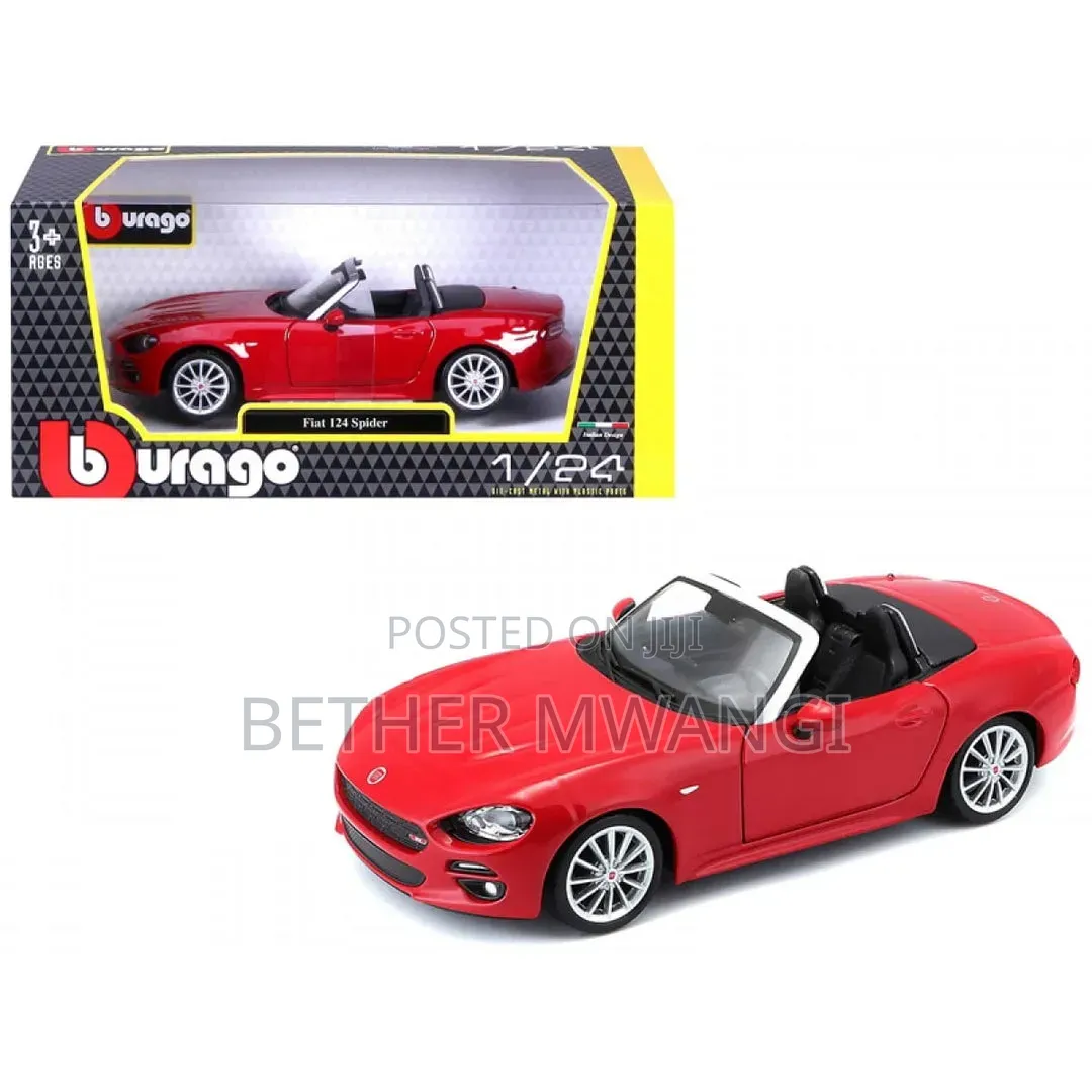 1:24 - FIAT 124 SPIDER Die Cast in Kenya