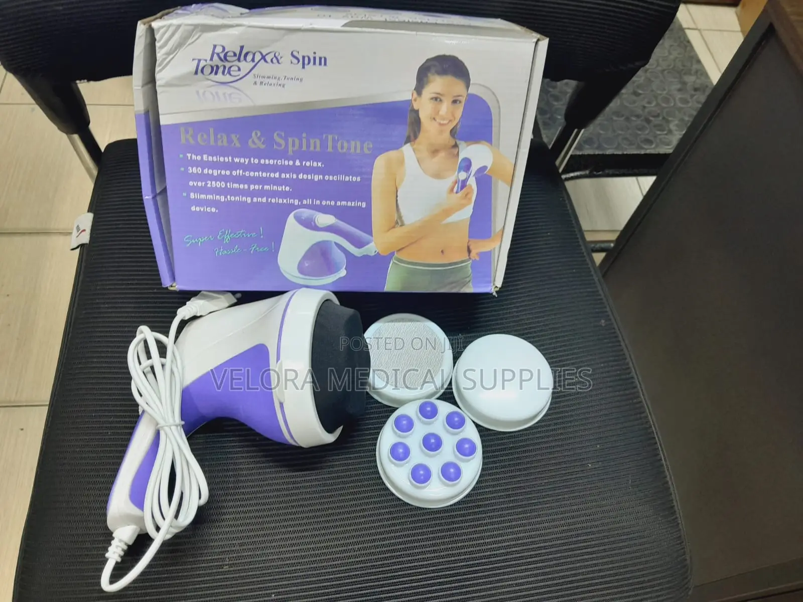 Relax & Spin Tone – Body Toning and Massage Fitness Device