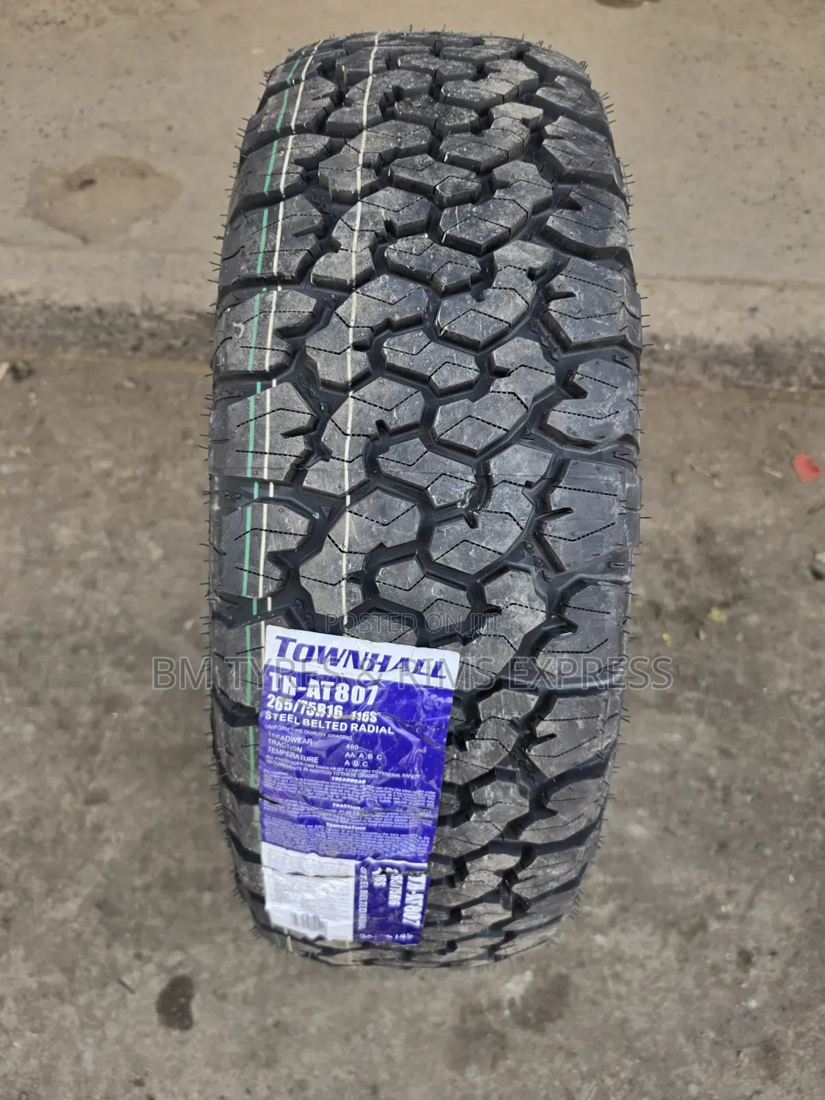 265 /75 R16 Townhall Tires (All Terrain)