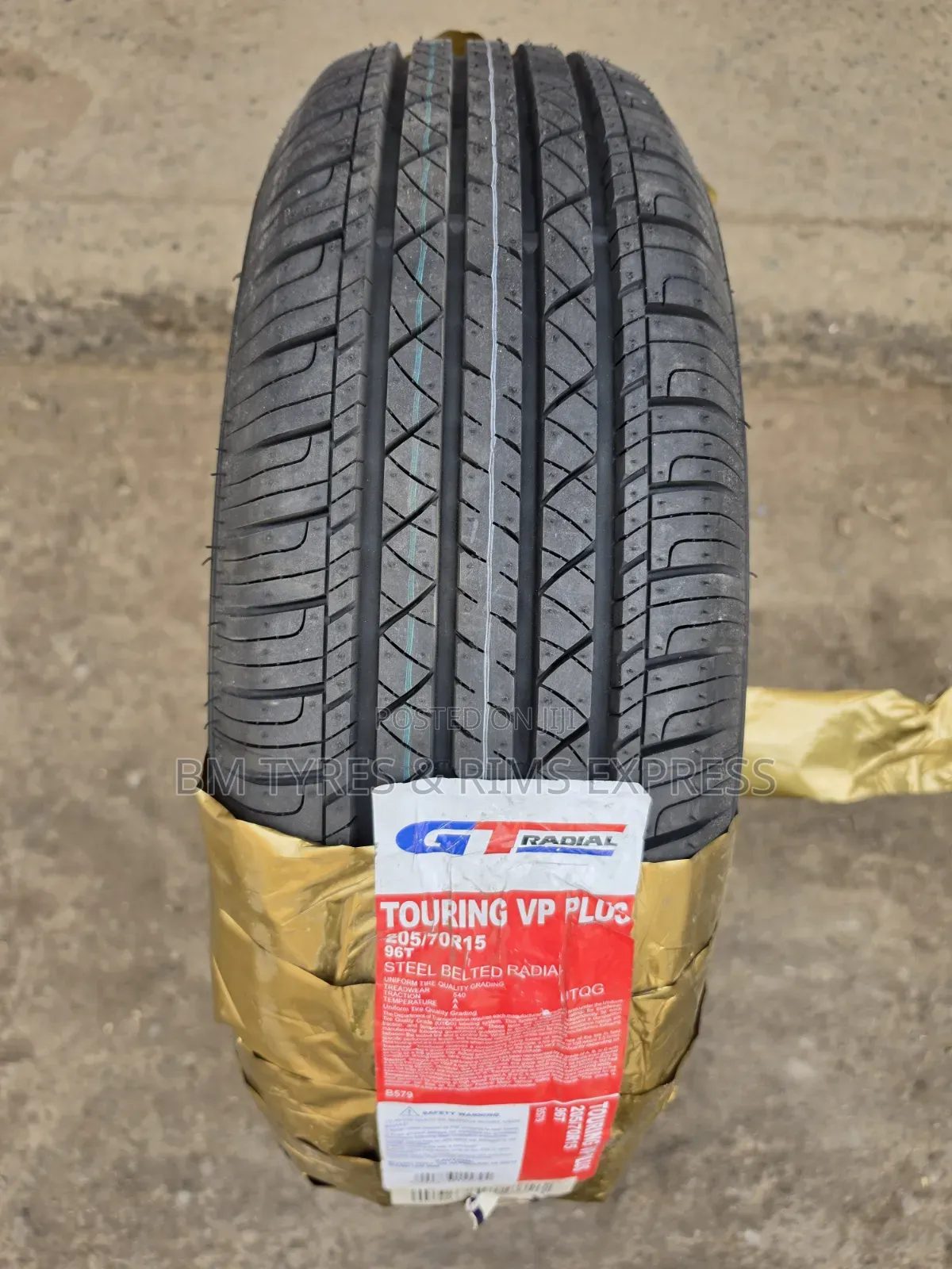 205 /70 R15 GT TIRES (Indenesia)