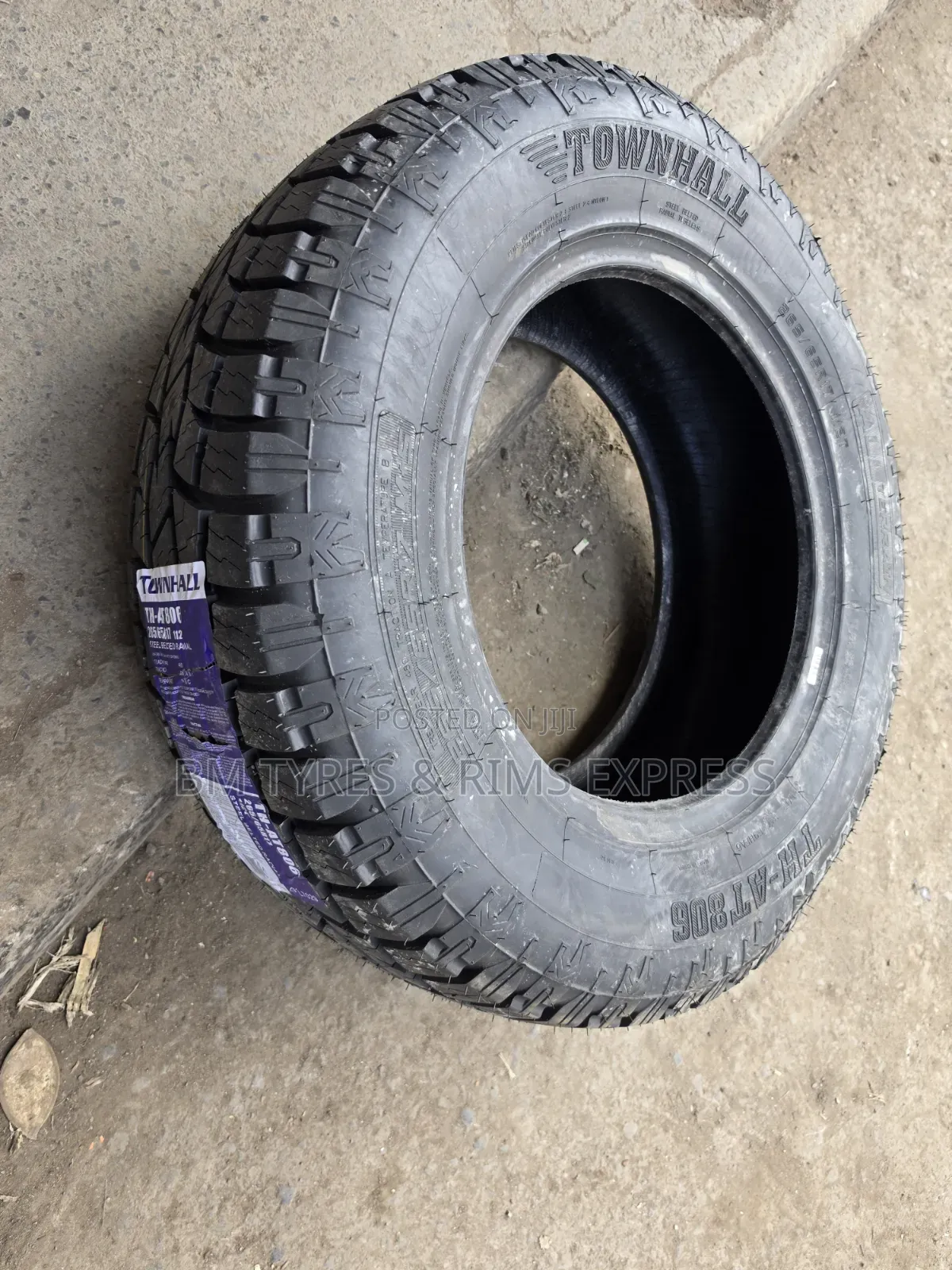 265 /65 R17 Townhall Tires (All Terrain) 806.