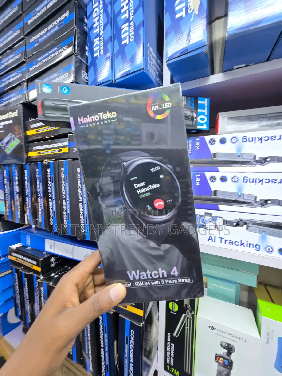 Haino Teko RW-34 AMOLED Smart Watch With Bluetooth Calling