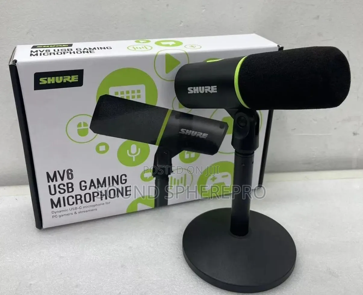 Shure MV6 USB Gaming Microphone