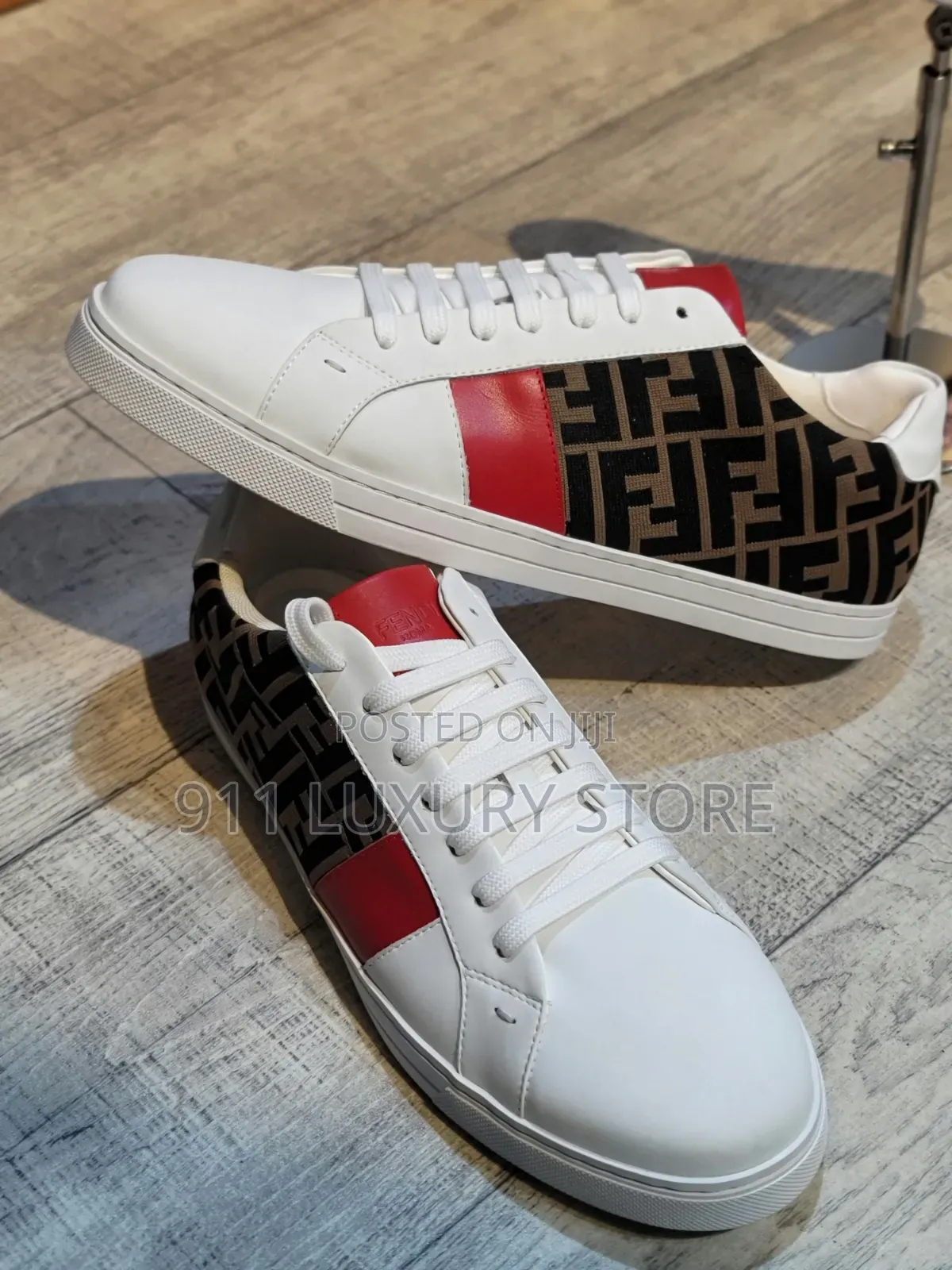 Fendi FF Logo Sneakers.