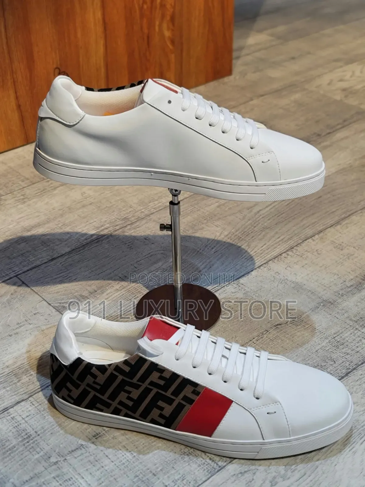 Fendi FF Logo Sneakers.